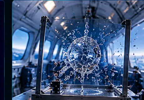 Microgravity experiment aboard a parabolic flight